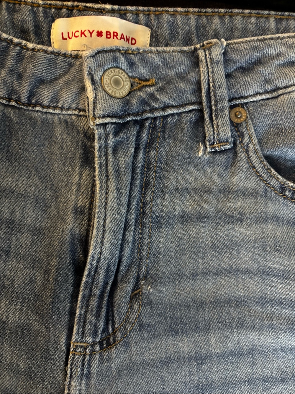 Lucky Brand Light Blue Palazzo Wide Leg Jeans - Picture 6 of 13